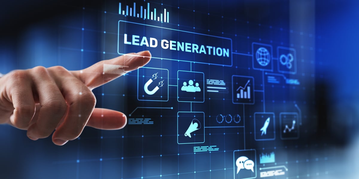 Lead Generation Analytics Interface for Sales Funnel Optimization and Growth