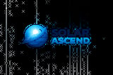 Solar Ascend logo featuring a blue planet with sun burst and upward arrow on digital background